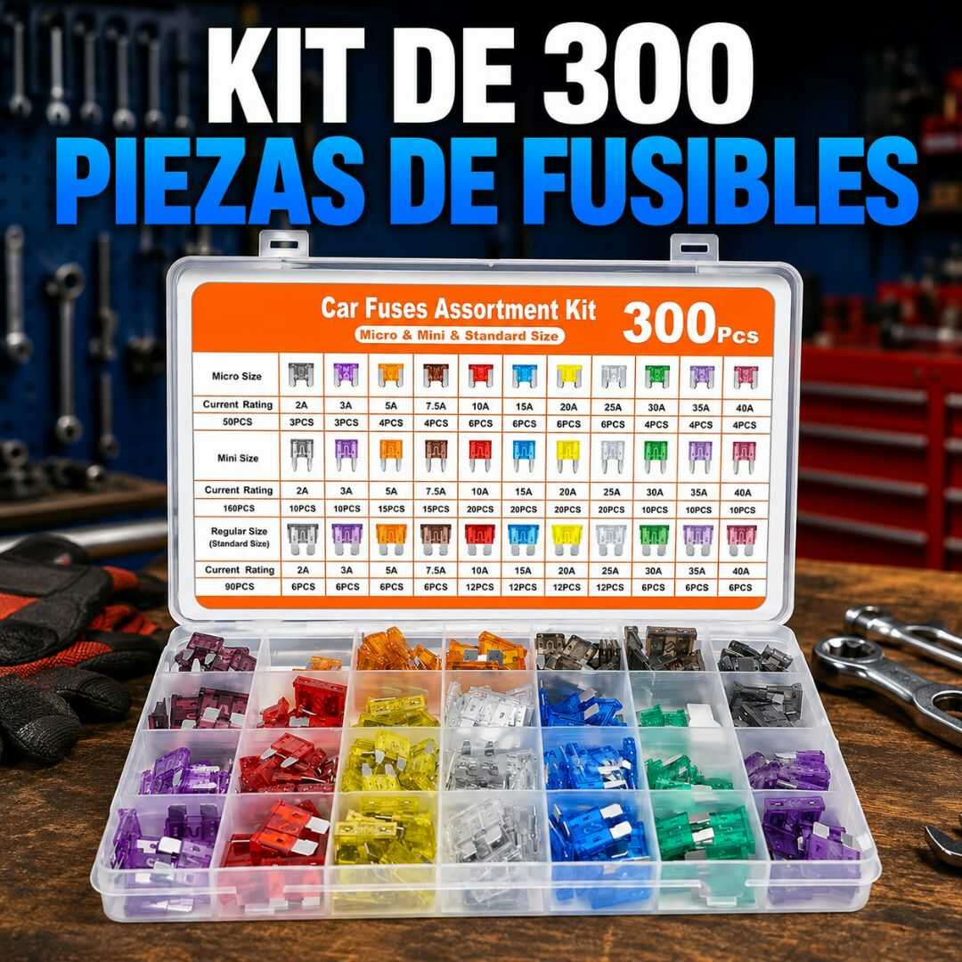 KIT DE 300 PIESZA DE FUSIBLES