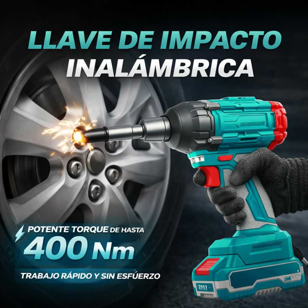 LLAVE DE IMPACTO INALÁMBICA
